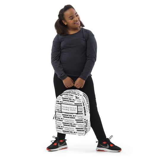 Trending Girl in a Trending World Backpack