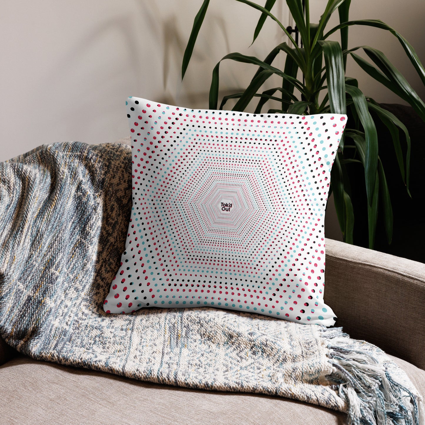 Tok'd Out Hexagon Premium Pillow