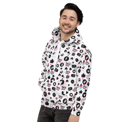 Tok'd Out All Over Print  Unisex Hoodie