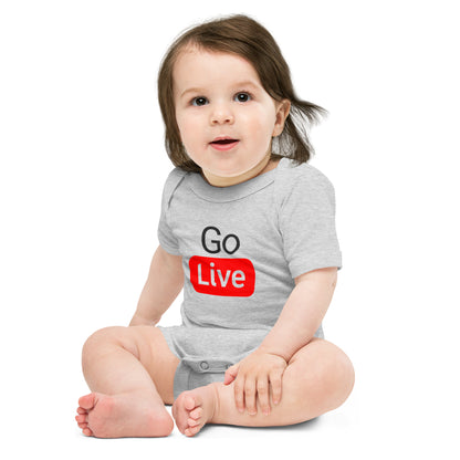 Go Live Baby Short Sleeve One Piece