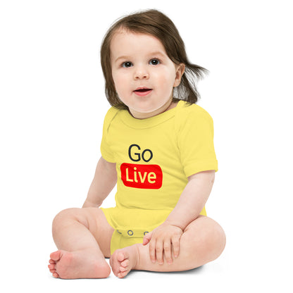 Go Live Baby Short Sleeve One Piece