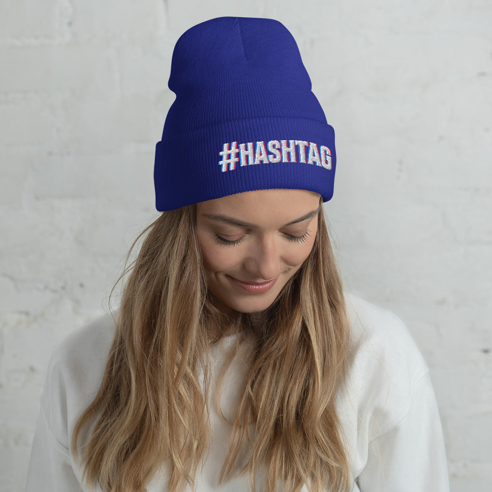 Hashtag Influencer Cuffed Beanie