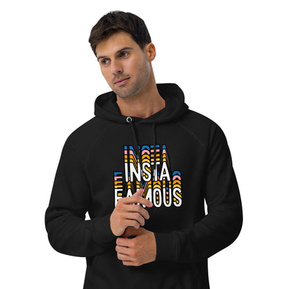 Insta Famous Unisex Eco raglan hoodie