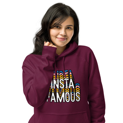 Insta Famous Unisex Eco raglan hoodie