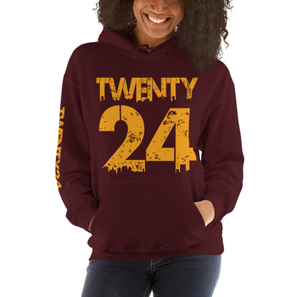 Twenty24 Unisex Hoodie - Burgundy