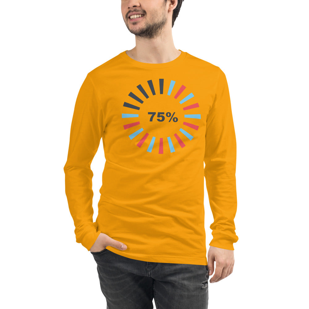 75 Percent Unisex Long Sleeve Tee