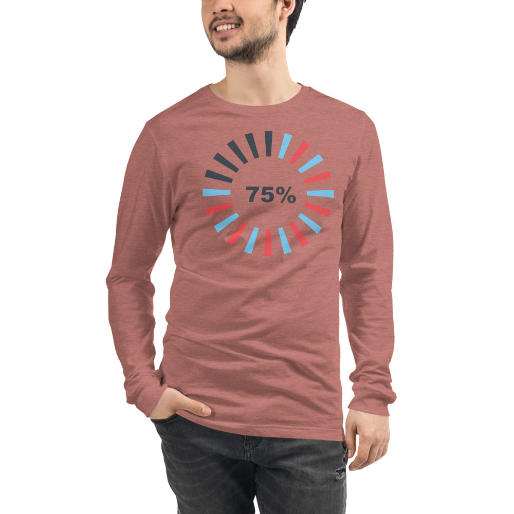 75 Percent Unisex Long Sleeve Tee