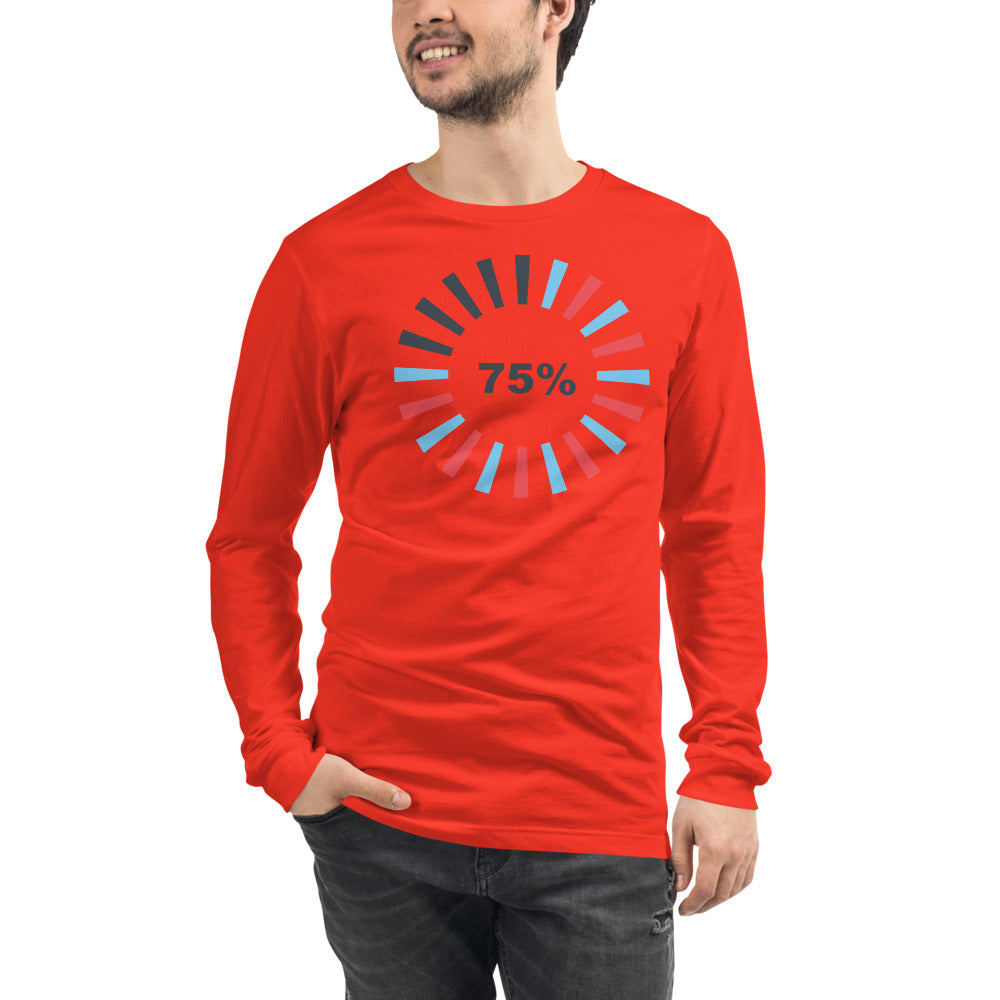 75 Percent Unisex Long Sleeve Tee