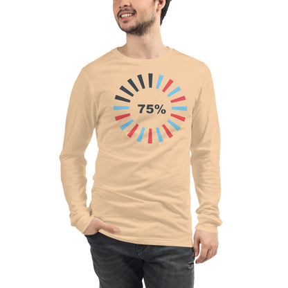 75 Percent Unisex Long Sleeve Tee