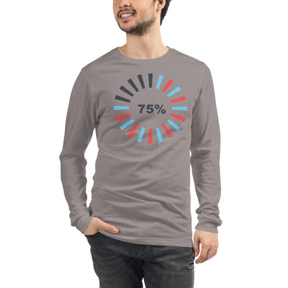 75 Percent Unisex Long Sleeve Tee