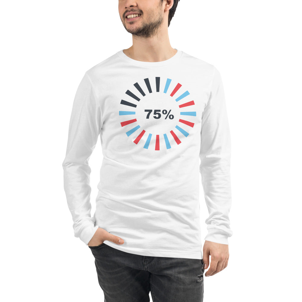 75 Percent Unisex Long Sleeve Tee