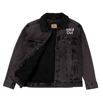 Tok’d Out Unisex Denim Sherpa Jacket