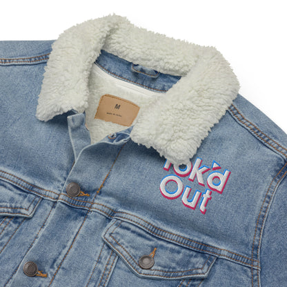 Tok’d Out Unisex Denim Sherpa Jacket