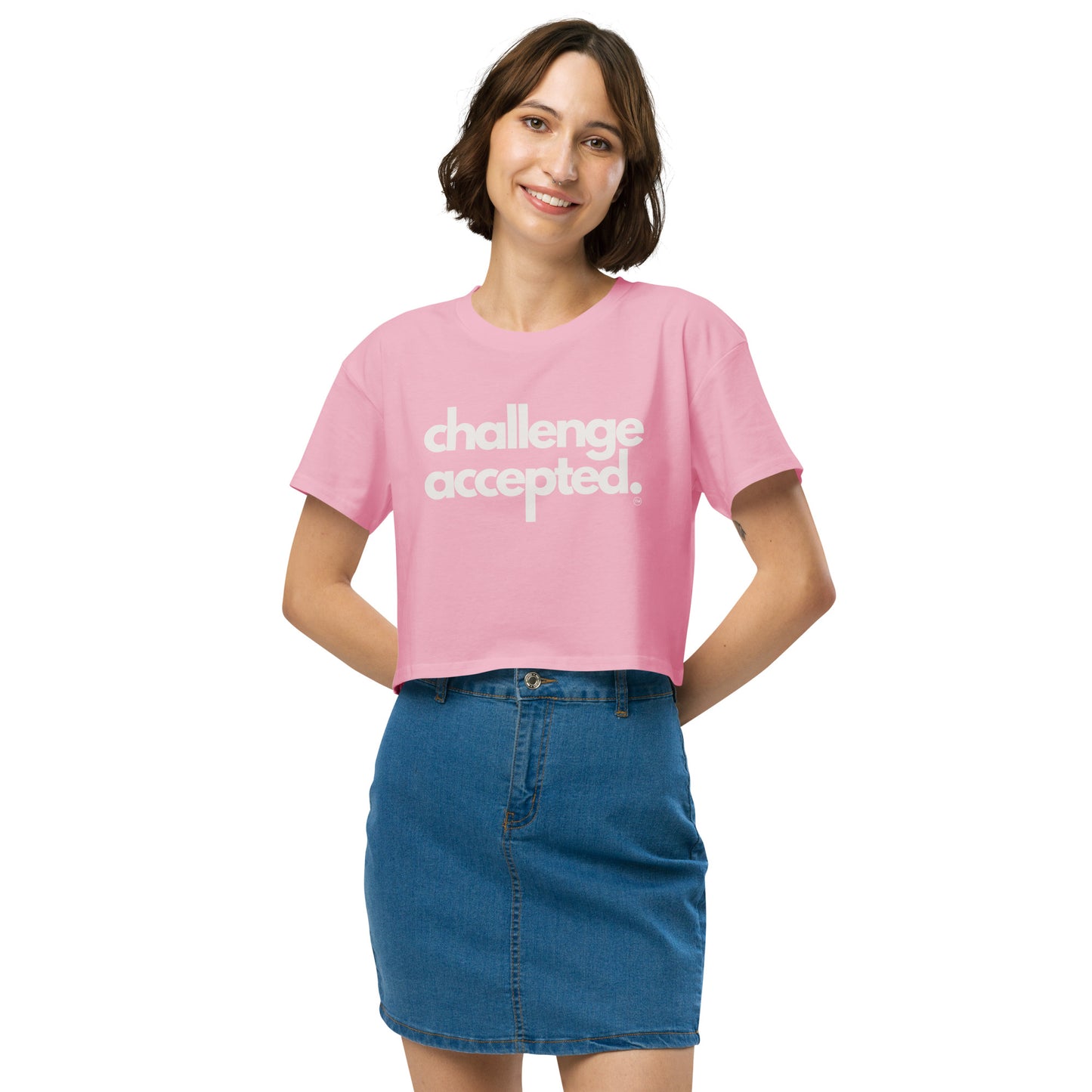 Challenge Accepted Women’s Crop Top