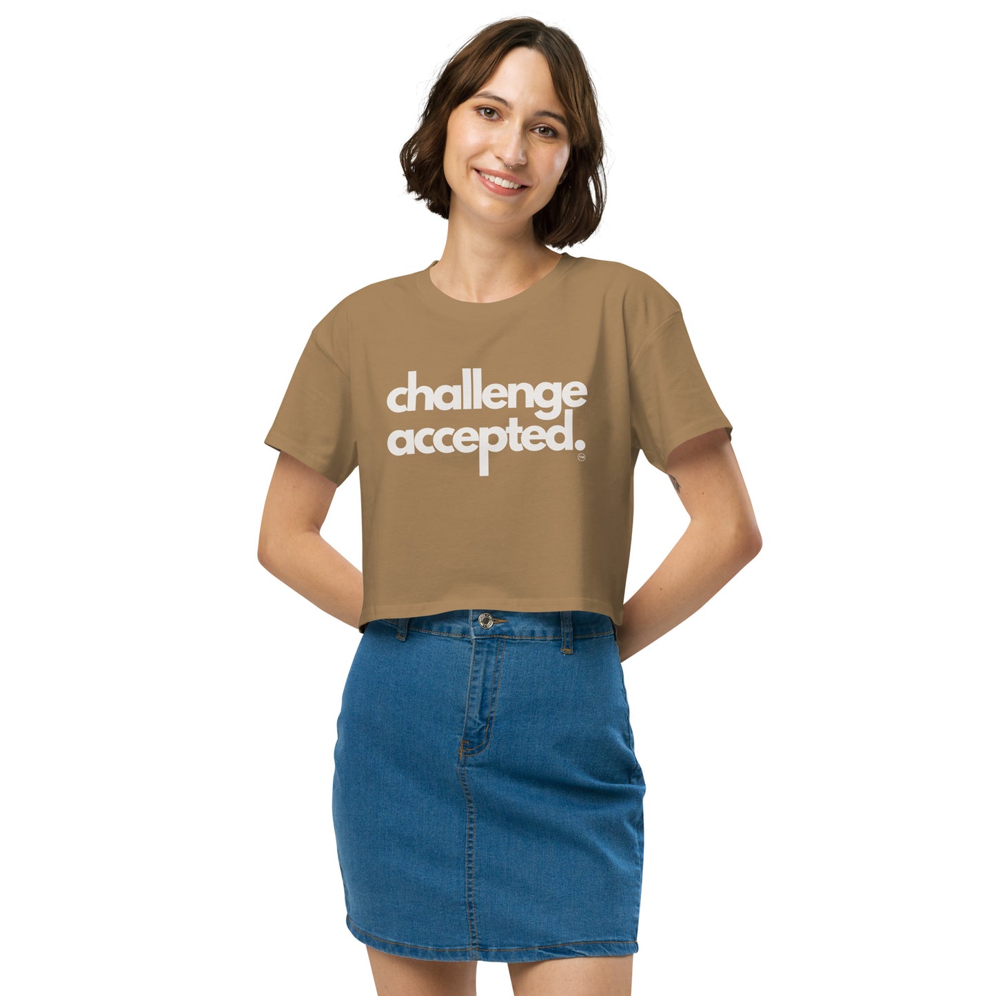 Challenge Accepted Women’s Crop Top