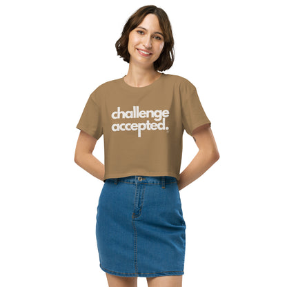 Challenge Accepted Women’s Crop Top