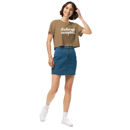 Challenge Accepted Women’s Crop Top