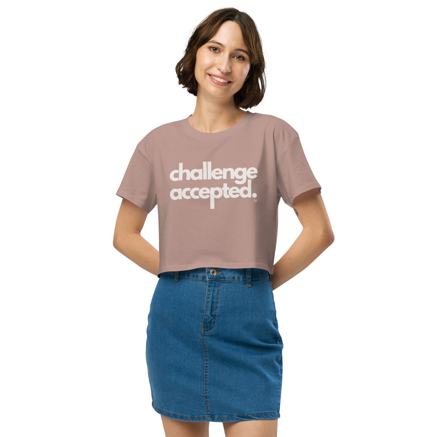 Challenge Accepted Women’s Crop Top