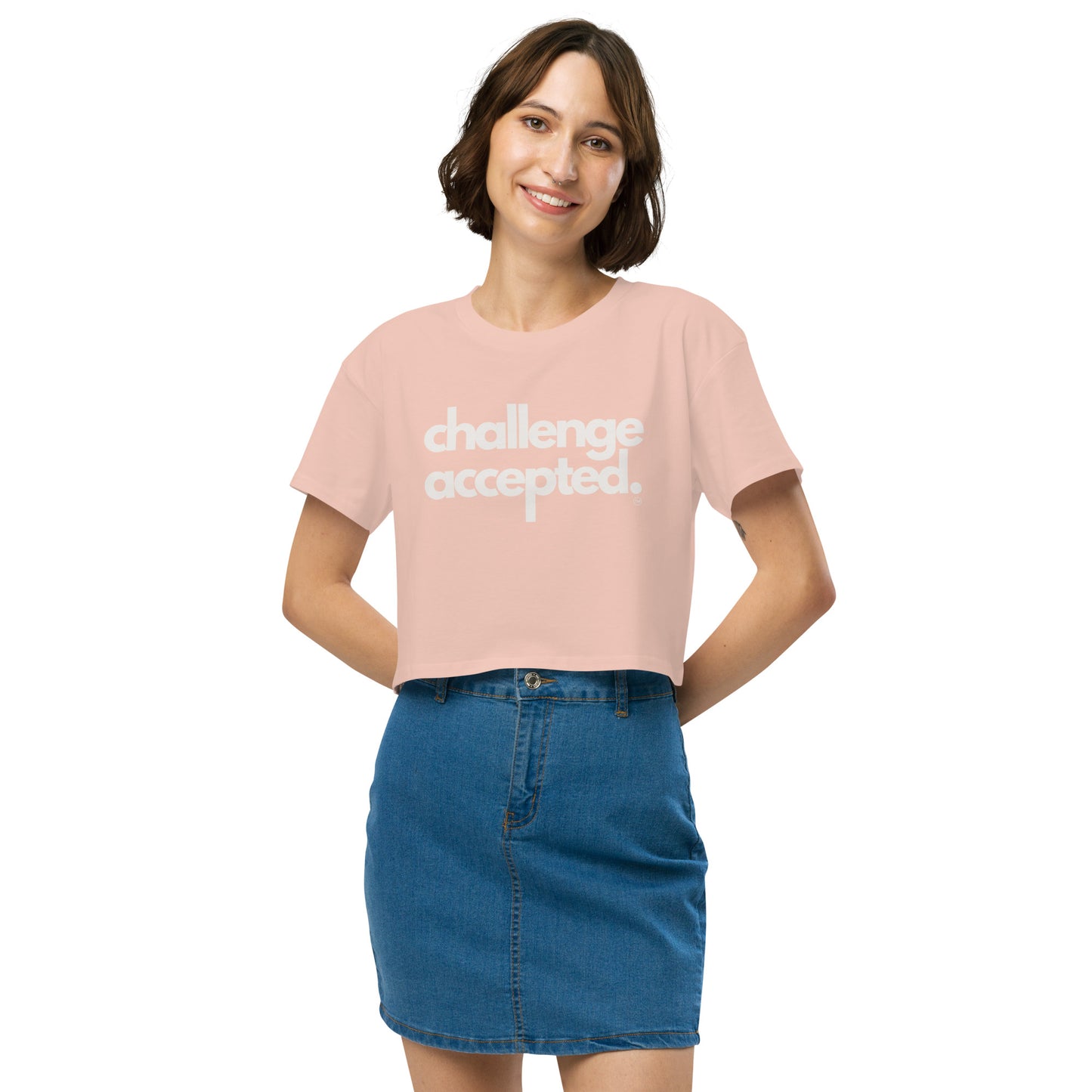 Challenge Accepted Women’s Crop Top